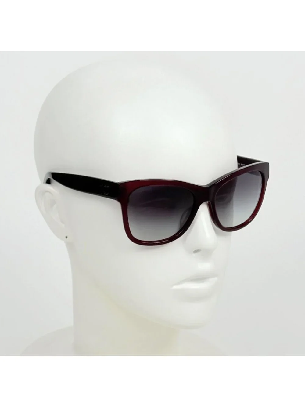 Chanel Sunglasses CC Logo Gradient Eyewear Acetate Bordeaux